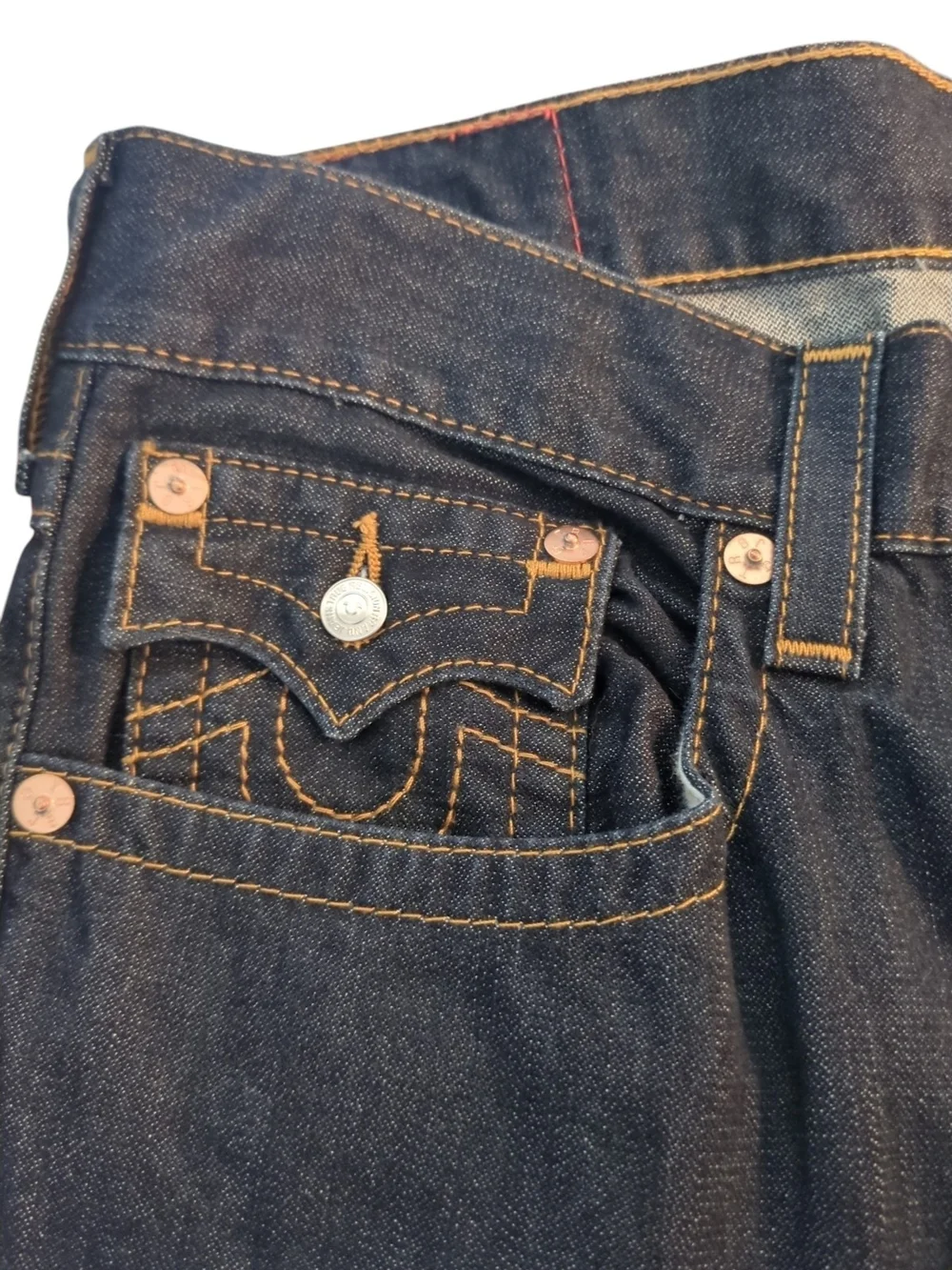 True Religion authentic pockets features